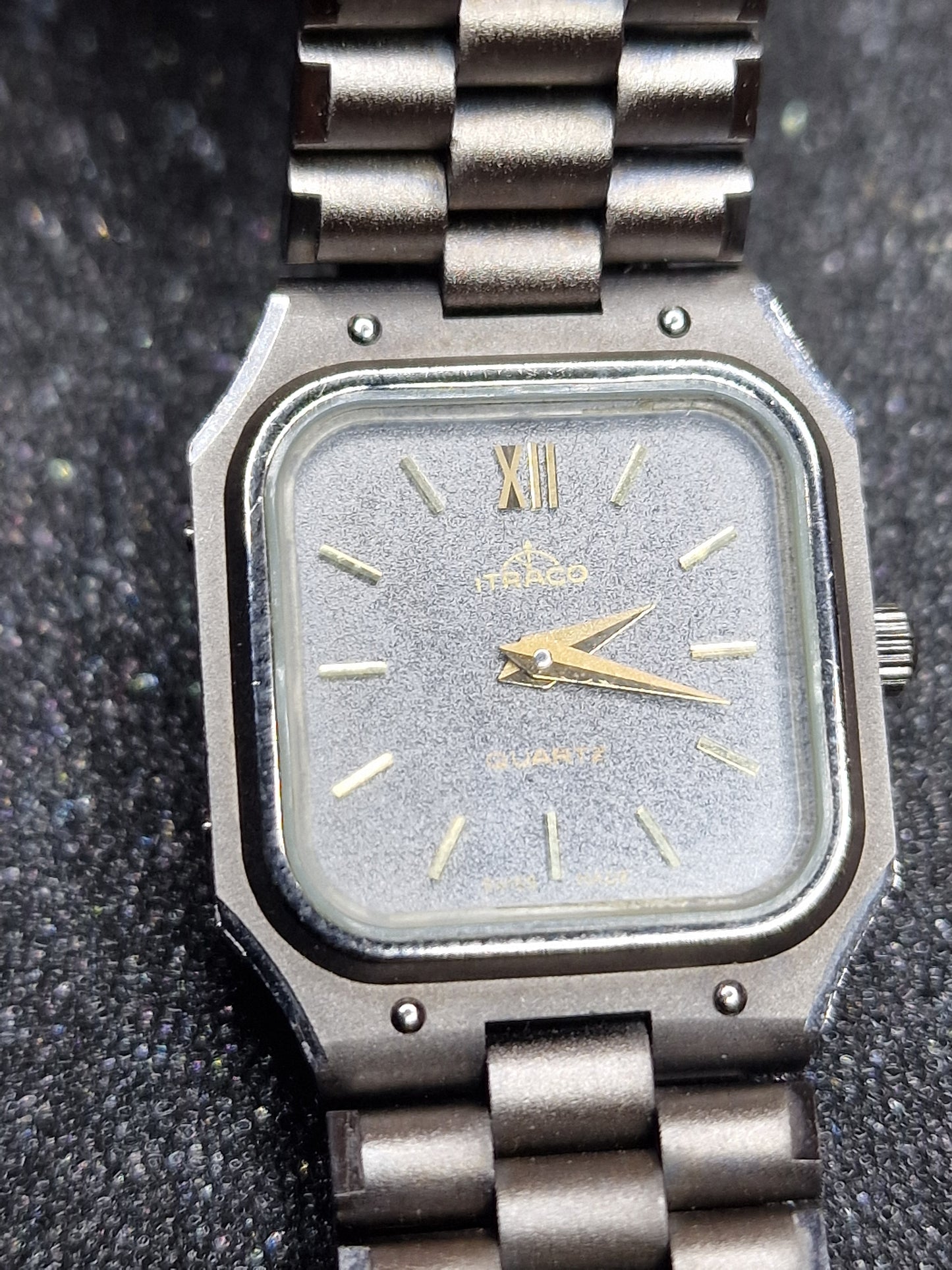 ⌚ Unworn Vintage Quartz Watch "INTRACO" – Swiss Made, 70s/80s, Old Stock