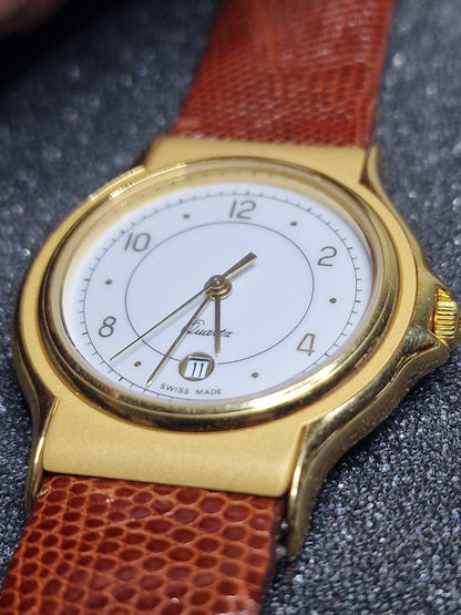 ⌚ Unworn Vintage Quartz Watch&nbsp; Swiss Made, ETA Movement, 70s/80s, Gold-Tone