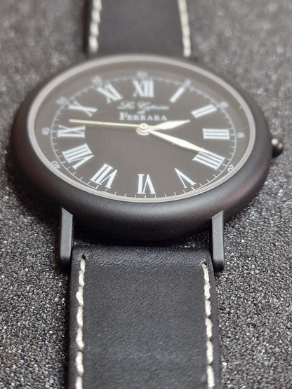 ⌚ Unworn Vintage Quartz Watch  Swiss Made, Cattin Movement, 42mm, Silver, 80s/90s, Old Basel Stock