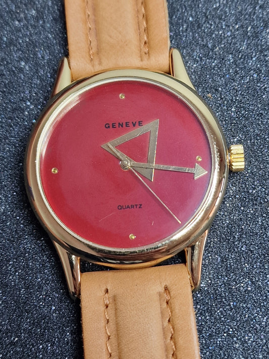 ⌚ Unworn Vintage Quartz Watch "GENEVE" – Swiss Made, Cattin Movement, 38mm, 80s/90s, Old Stock
