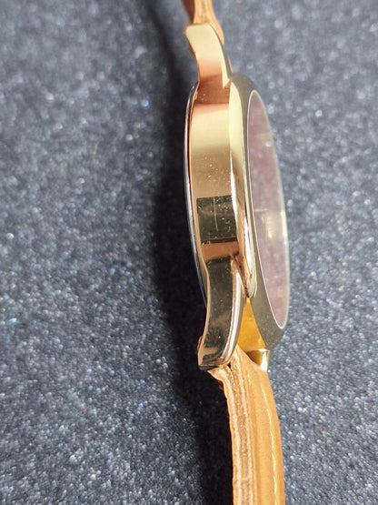 ⌚ Unworn Vintage Quartz Watch "GENEVE" – Swiss Made, Cattin Movement, 38mm, 80s/90s, Old Stock