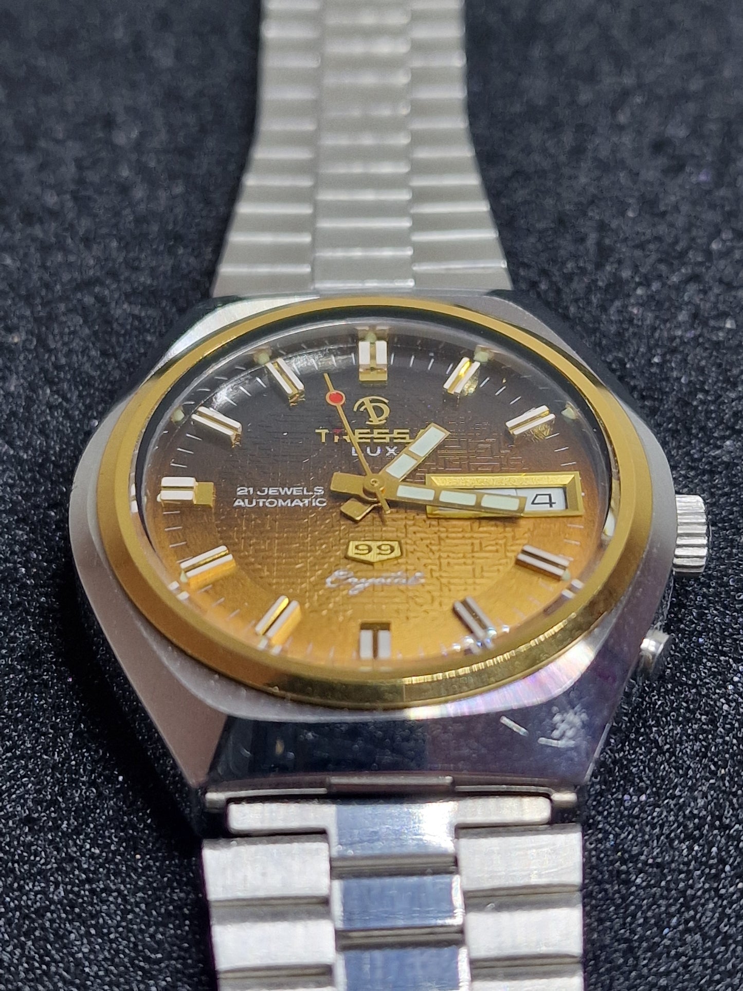 ⌚ Unworn Vintage Automatic Watch "TRESSA LUX 99 Crystal" – 21 Jewels, Swiss Made, 1968/69