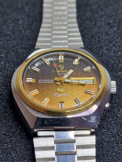 ⌚ Unworn Vintage Automatic Watch "TRESSA LUX 99 Crystal" – 21 Jewels, Swiss Made, 1968/69
