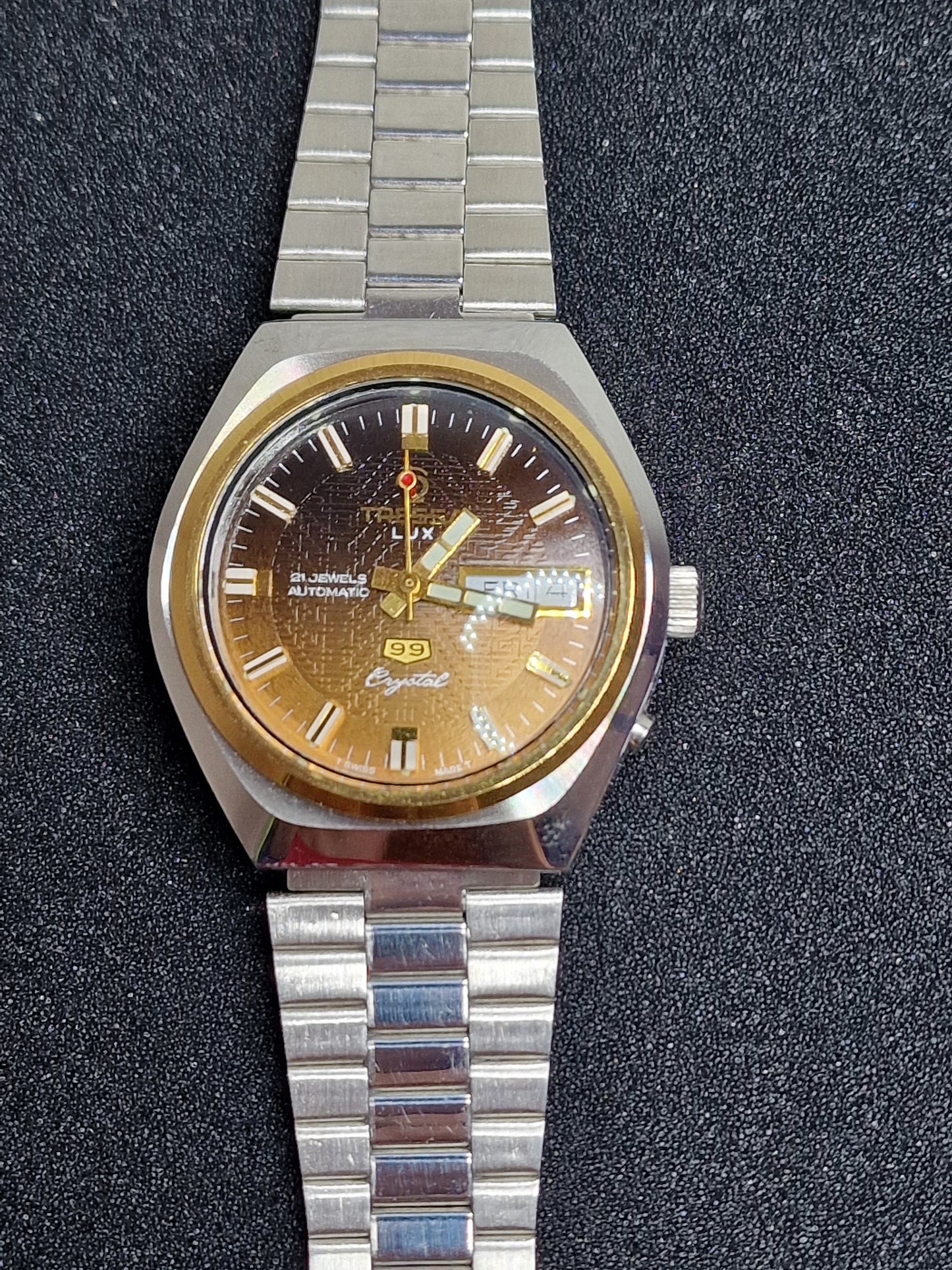 ⌚ Unworn Vintage Automatic Watch "TRESSA LUX 99 Crystal" – 21 Jewels, Swiss Made, 1968/69