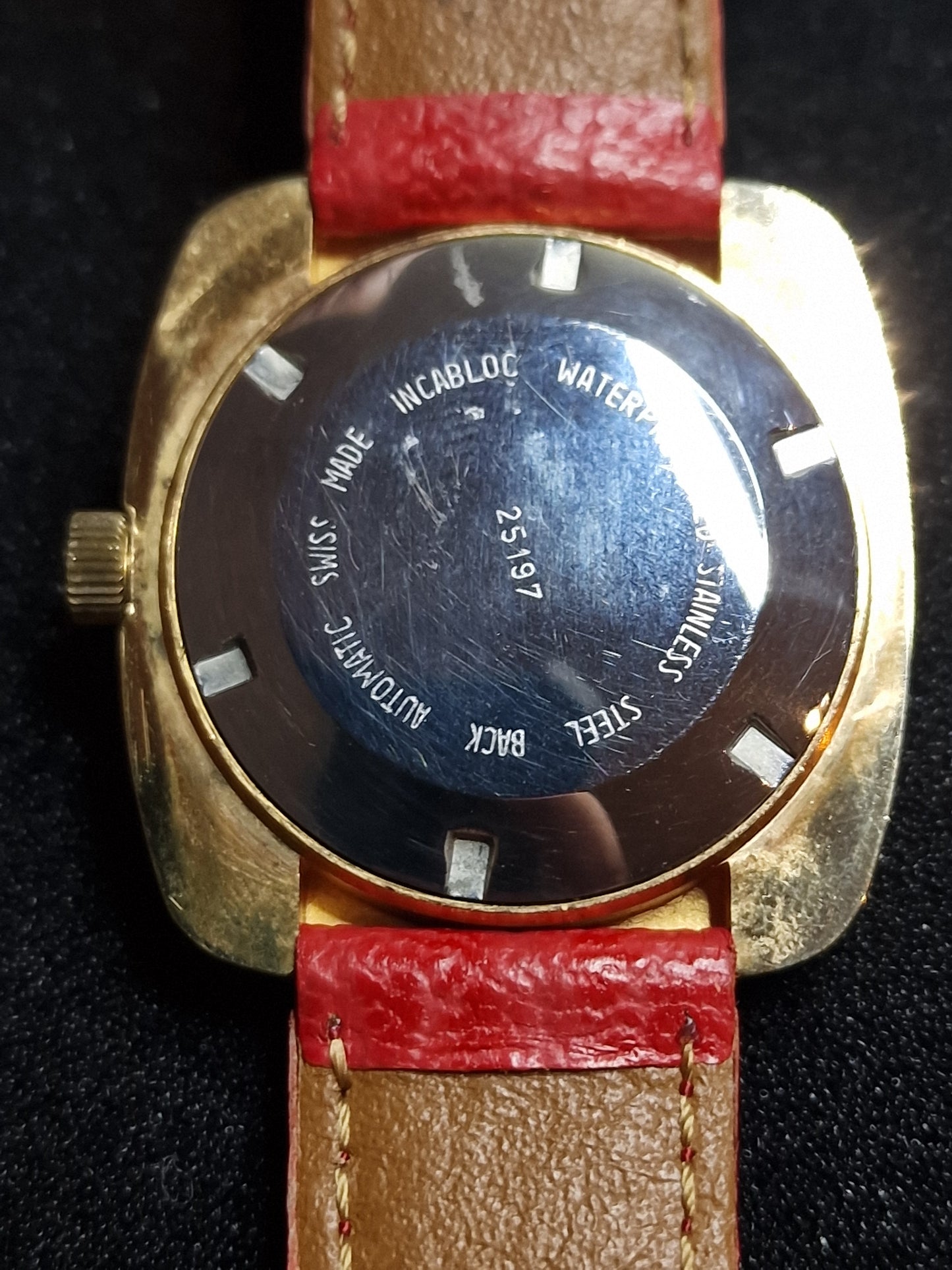 ⌚ Unworn Vintage ZENO Automatic Watch – Swiss Made, 1960s, Gold-Tone Case, Rare Find