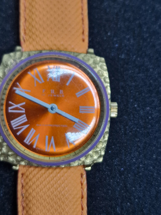 💎 Unworn Vintage Ladies' Watch "F.H.B." – Swiss Made, Hand-Wound, 70s/80s, Ultra Slim