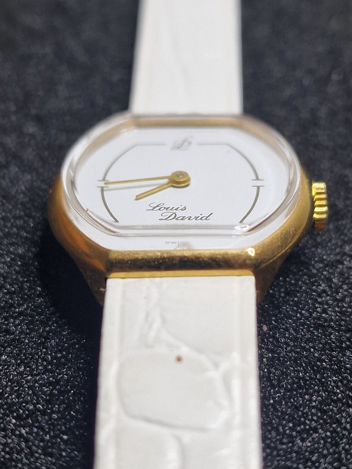 ⌚ Unworn Vintage Watch "LUIS DAVID" – Swiss Made, R. Kissling Hand-Wound Movement, 50s/60s, Old Stock