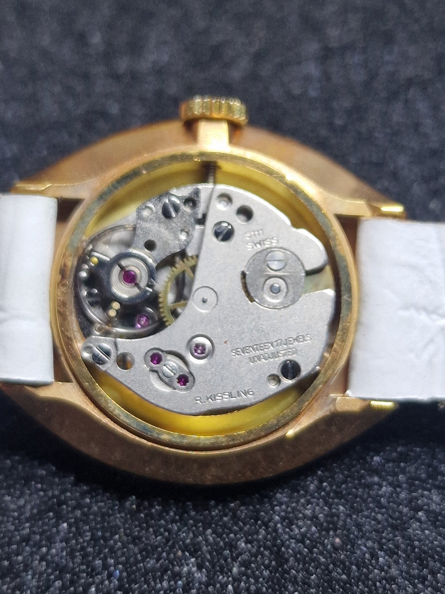 ⌚ Unworn Vintage Watch "LUIS DAVID" – Swiss Made, R. Kissling Hand-Wound Movement, 50s/60s, Old Stock