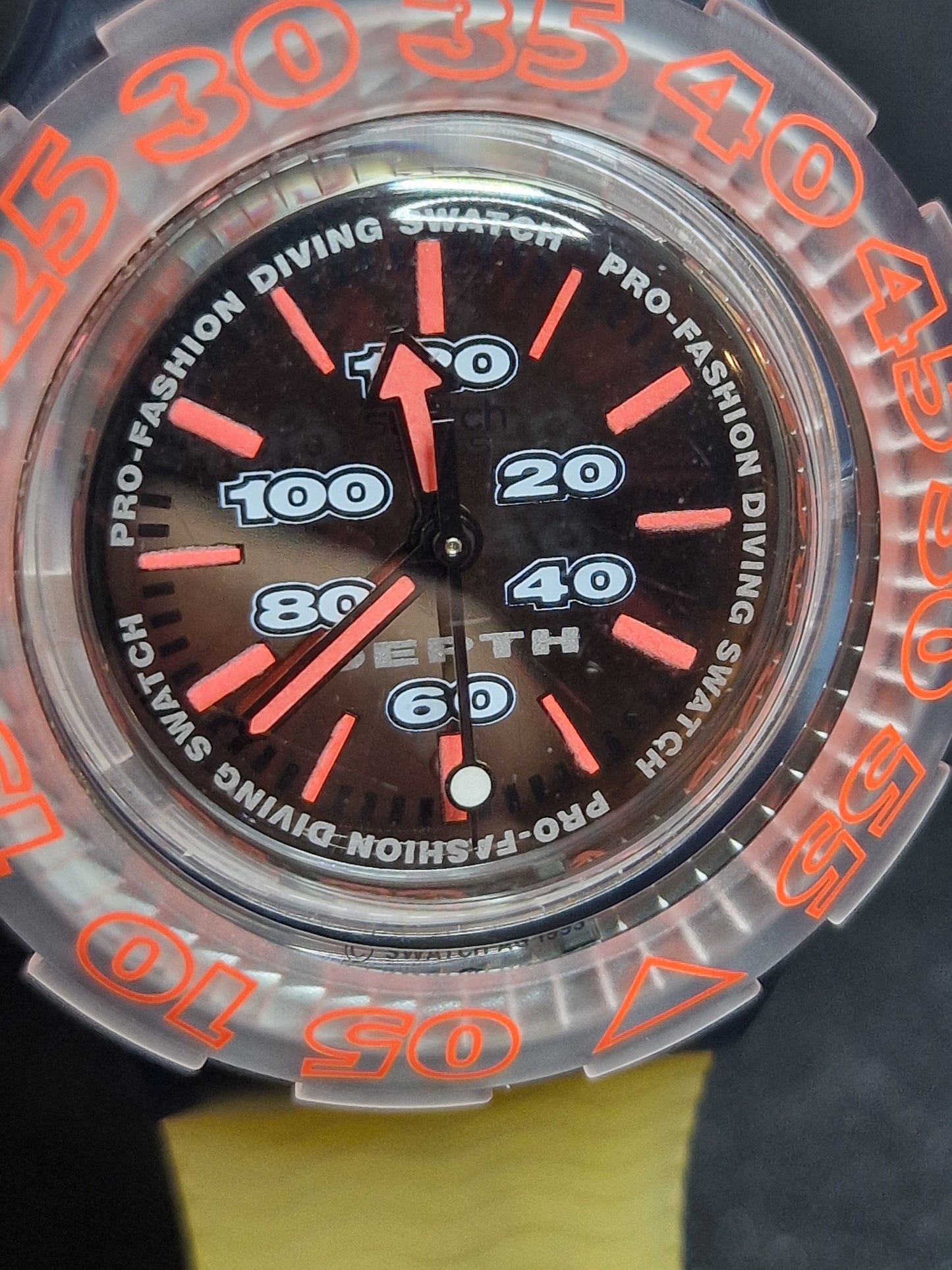 🧡 Swatch Scuba 200 "Morgan" SDN102 | 1994 | Full Set 🧡