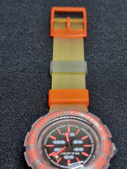 🧡 Swatch Scuba 200 "Morgan" SDN102 | 1994 | Full Set 🧡