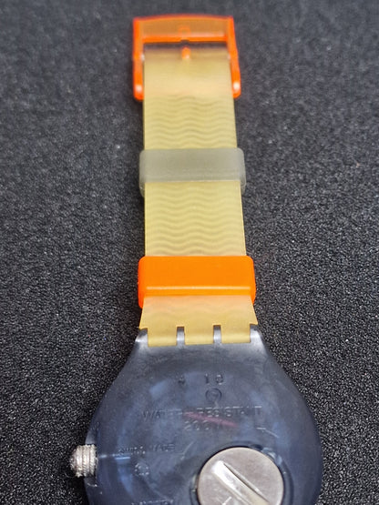🧡 Swatch Scuba 200 "Morgan" SDN102 | 1994 | Full Set 🧡