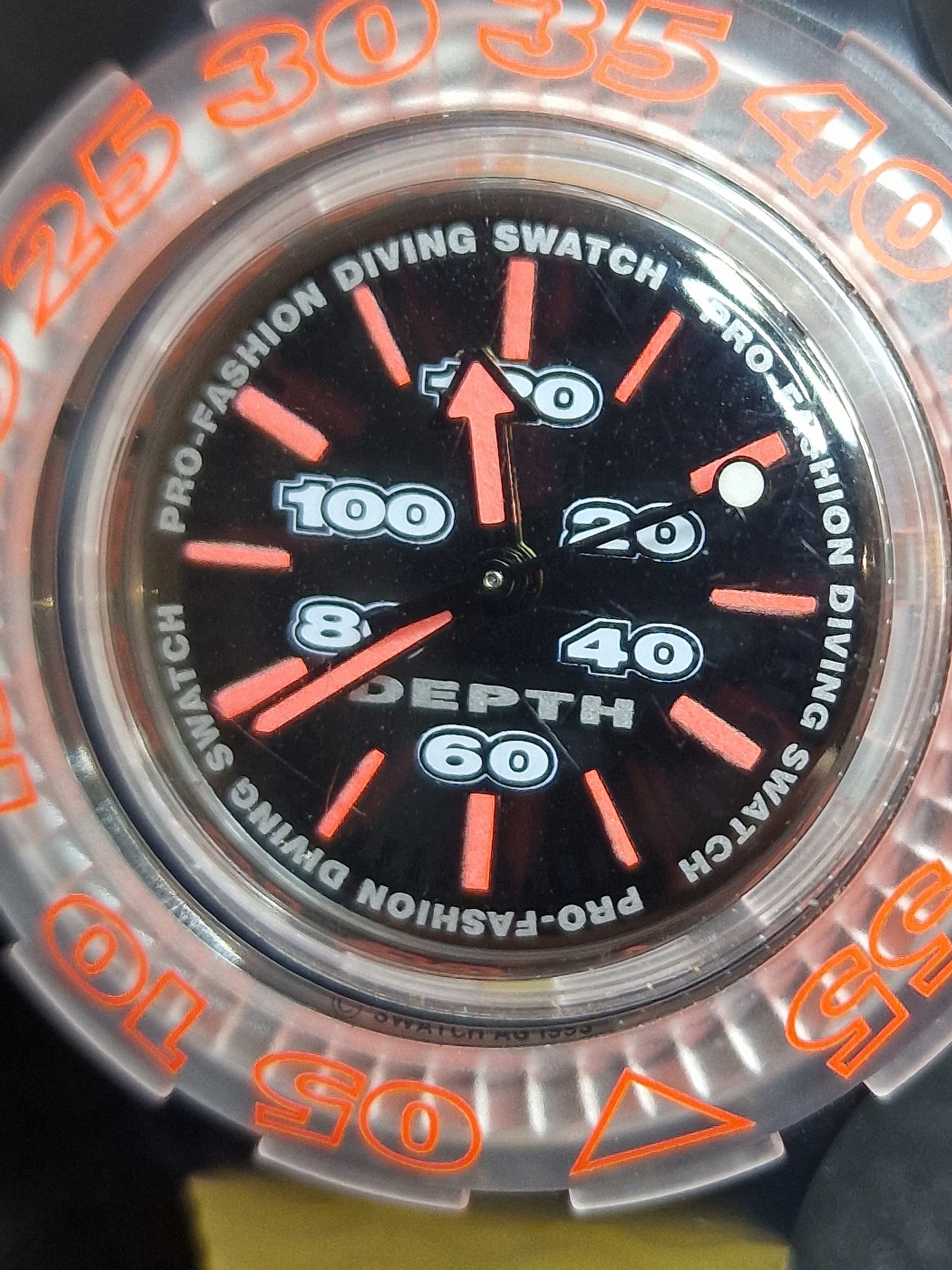 🧡 Swatch Scuba 200 "Morgan" SDN102 | 1994 | Full Set 🧡