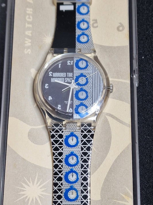 Swatch Special Artist GK271 "TIME 4" by Laura Grisi (1997) – New & Unworn – Limited Edition 🎨🕒