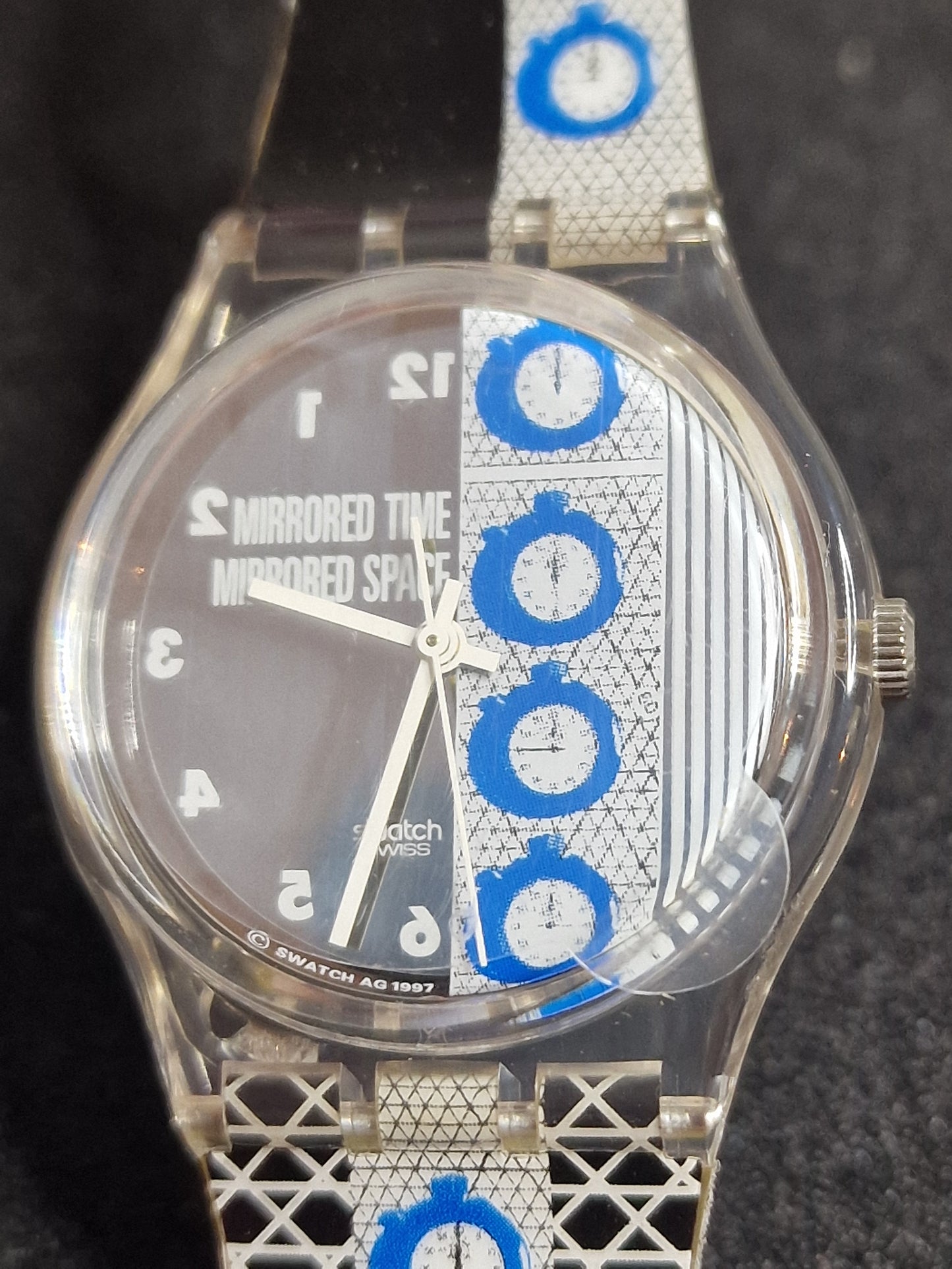 Swatch Special Artist GK271 "TIME 4" by Laura Grisi (1997) – New & Unworn – Limited Edition 🎨🕒