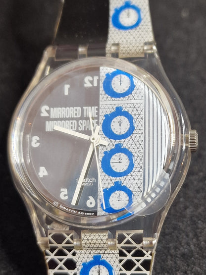 Swatch Special Artist GK271 "TIME 4" by Laura Grisi (1997) – New & Unworn – Limited Edition 🎨🕒