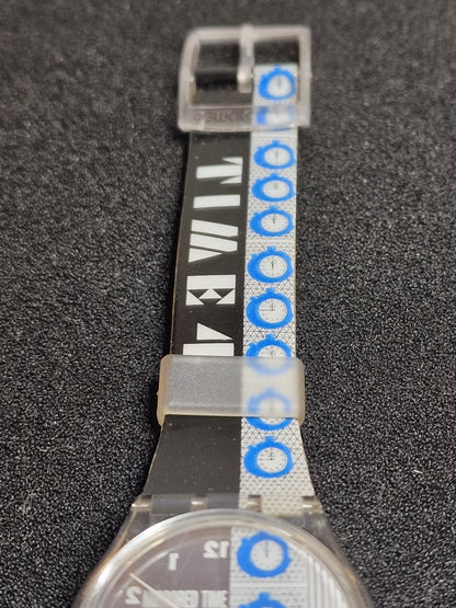 Swatch Special Artist GK271 "TIME 4" by Laura Grisi (1997) – New & Unworn – Limited Edition 🎨🕒