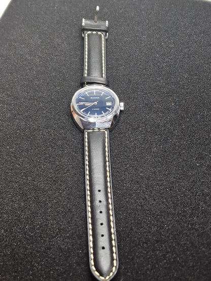 🕰️ Old Vintage Rubina Watch | Hand-Wound | Swiss Made | Faceted Glass | 70s | 43mm