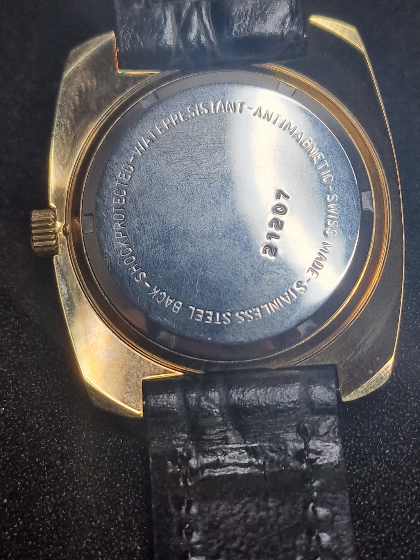 ⌚ Unworn Vintage ADRIA Watch – Swiss Made | Hand-Wound | 1960s | Gold-Tone | NOS