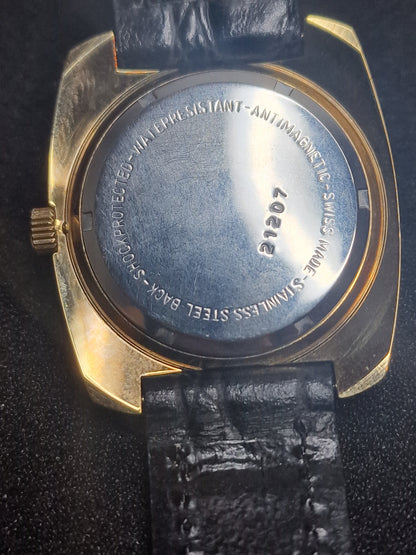 ⌚ Unworn Vintage ADRIA Watch – Swiss Made | Hand-Wound | 1960s | Gold-Tone | NOS