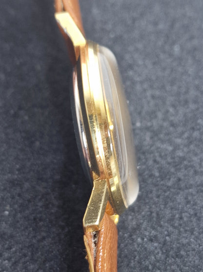 ⌚ Unworn Vintage Watch "SECRETARY" – Swiss Made | Hand-Wound | 50s/60s | Gold-Tone | NOS