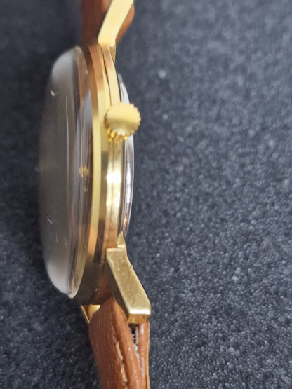 ⌚ Unworn Vintage Watch "SECRETARY" – Swiss Made | Hand-Wound | 50s/60s | Gold-Tone | NOS