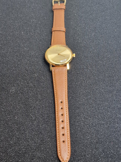 ⌚ Unworn Vintage Watch "SECRETARY" – Swiss Made | Hand-Wound | 50s/60s | Gold-Tone | NOS