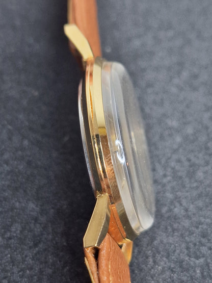 ⌚ Unworn Vintage Watch "SECRETARY" – Swiss Made | Hand-Wound | 50s/60s | Gold-Tone | NOS