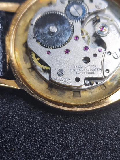 ⌚ Unworn Vintage Josmar De Luxe Watch – Swiss Made | Hand-Wound | 50s/60s | Gold-Tone | NOS