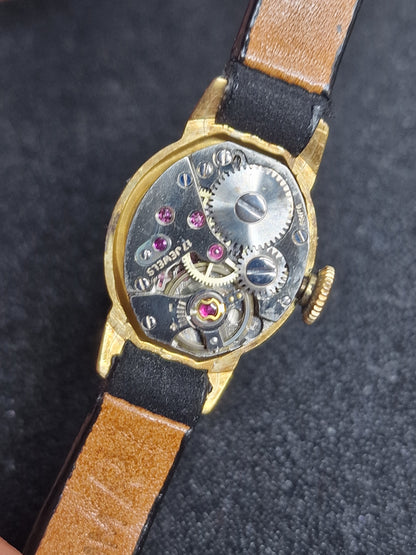 💎 Vintage EFFEM Watch – 17 Jewels | Incabloc | Gold-Plated | Art Deco Style | 15mm