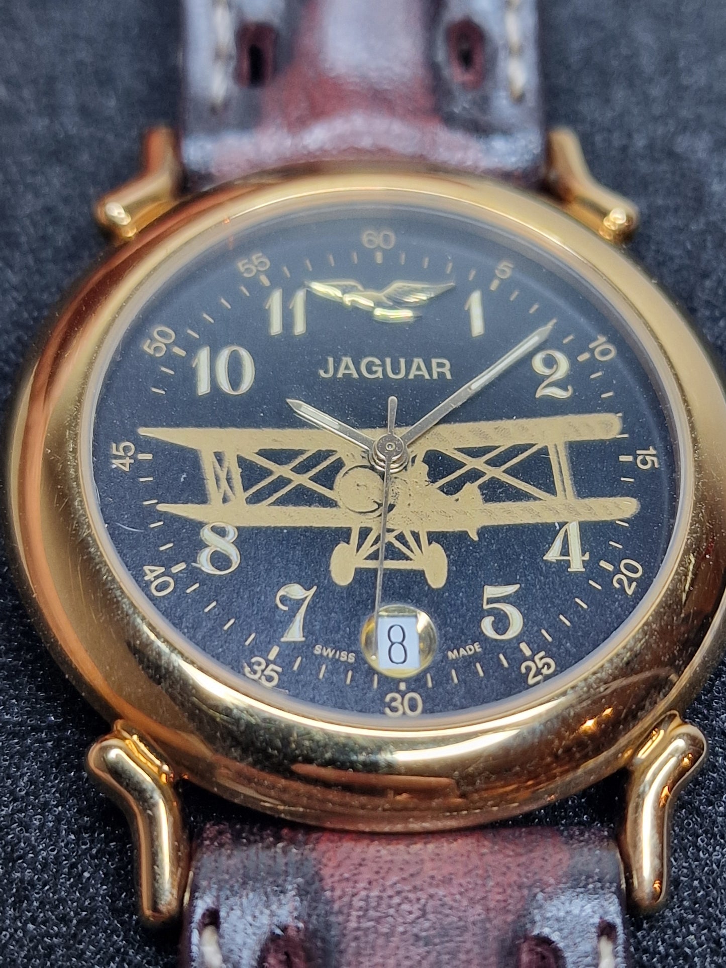 ⌚ Vintage Men’s Watch – JAGUAR | Quartz ETA Movement | Swiss Made | 1980s | 35 x 41mm