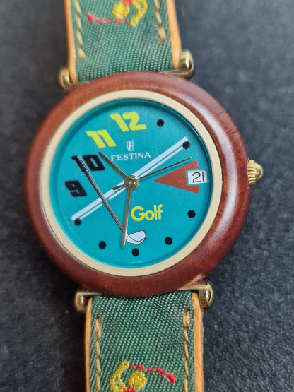 ⌚ Vintage Unisex Watch – FESTINA | Quartz Movement | Swiss Made | 1980s–90s | 32mm | NOS