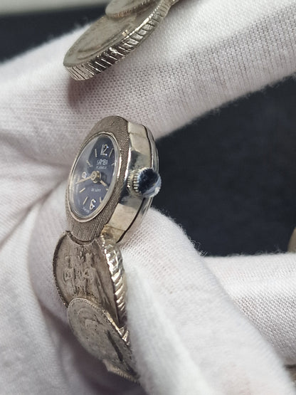 💎 Vintage Ladies’ Jewelry Watch – SAMBA | Hand-Wound | Late 1960s | Napoleon Coin Design | Swiss Made