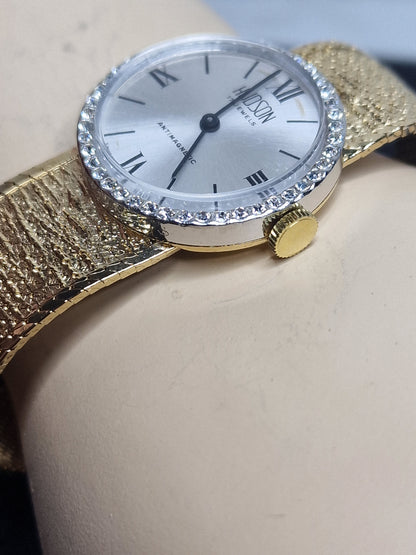 💎 Vintage Ladies’ Jewelry Watch – HUDSON | Hand-Wound | Late 1960s | Swiss Made | NOS