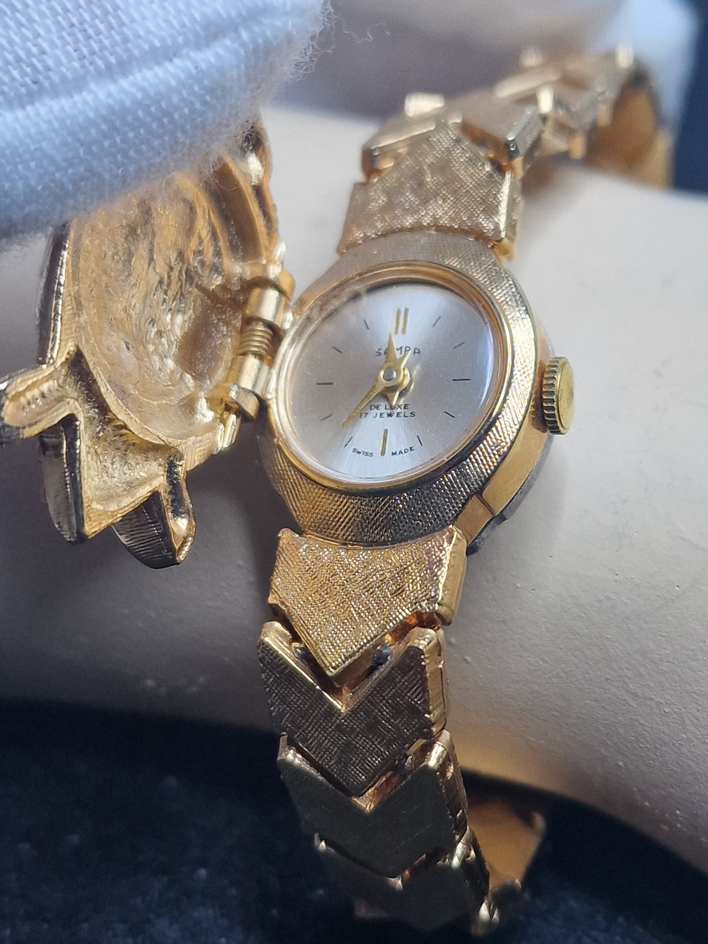 💎 Vintage Ladies’ Jewelry Watch – SAMBA De Luxe | Hand-Wound | Swiss Made | 1960s | NOS