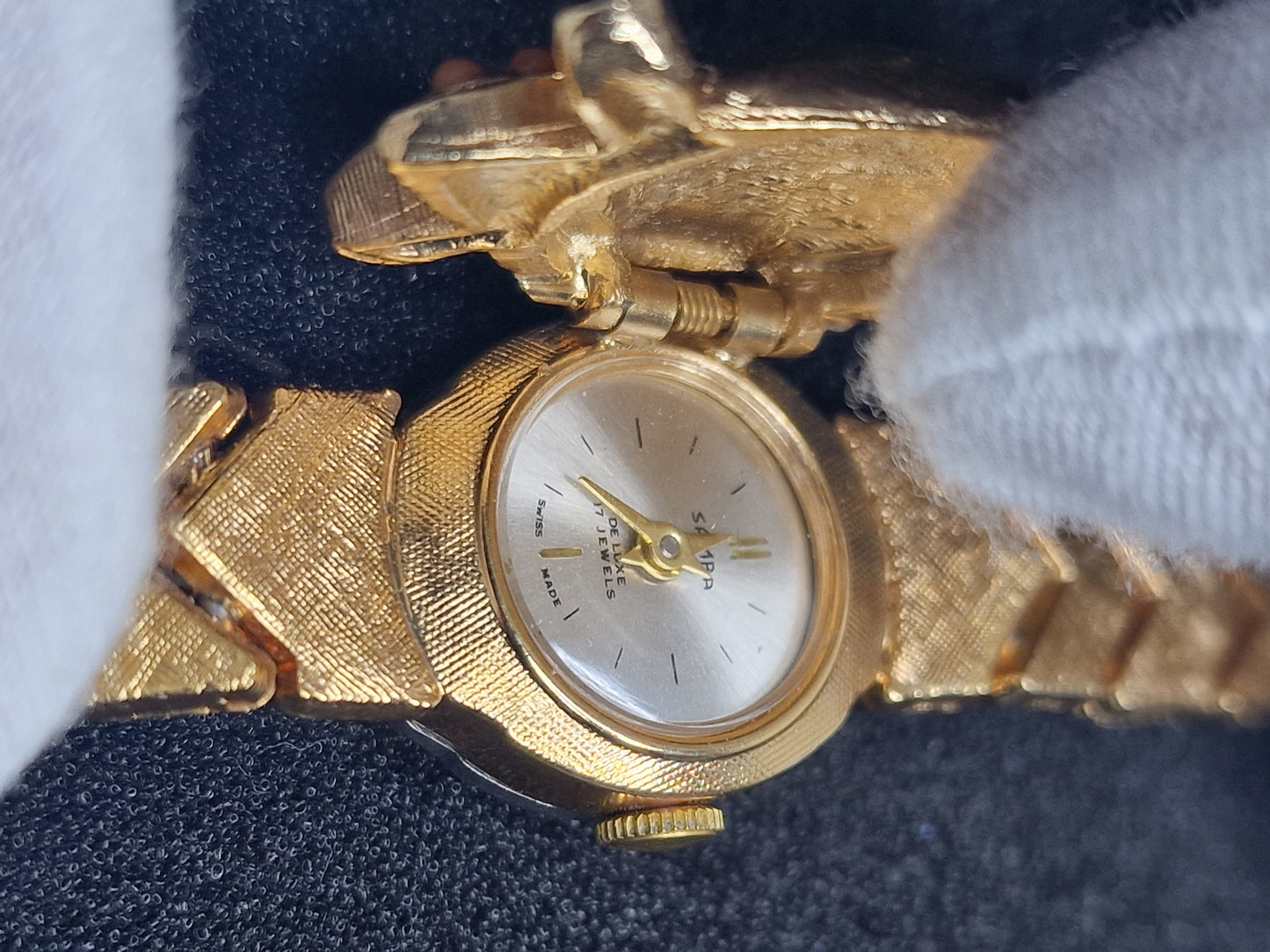💎 Vintage Ladies’ Jewelry Watch – SAMBA De Luxe | Hand-Wound | Swiss Made | 1960s | NOS