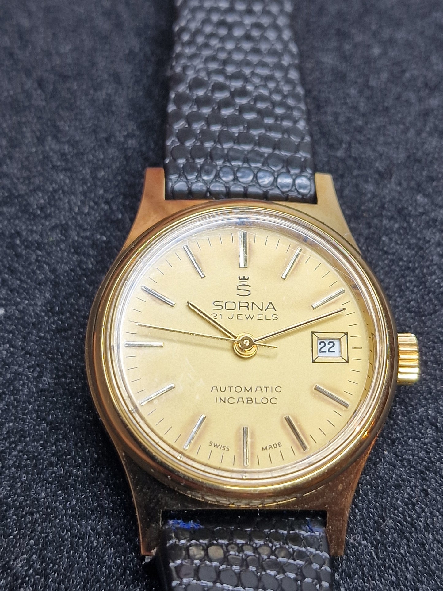 💎 Vintage Ladies’ Watch – SORNA | Automatic | Swiss Made | 1950s–60s | Rare NOS Discovery