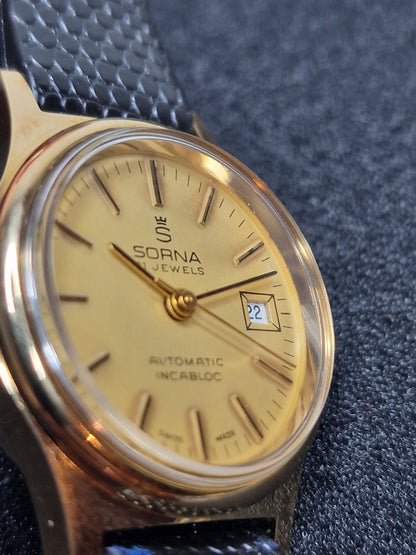 💎 Vintage Ladies’ Watch – SORNA | Automatic | Swiss Made | 1950s–60s | Rare NOS Discovery