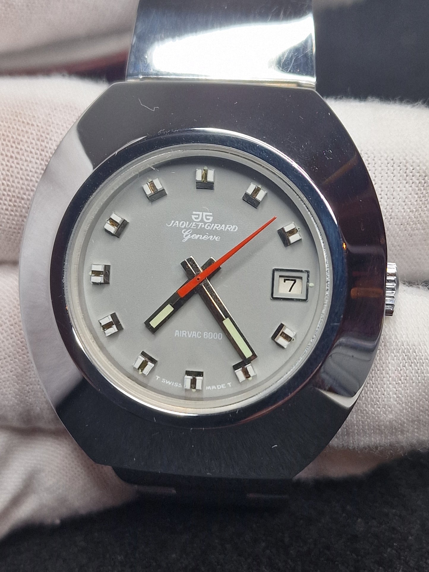 ⌚ High-Quality Vintage Diver’s Watch – Jaquet Girard “Airvac 6000” | Automatic | Swiss Made | NOS | 1960s/70s