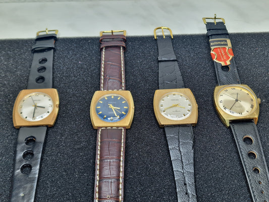 ⌚ High-Quality NOS Vintage Watches – VERITAS | 4-Piece Set | 60s/70s | 1x Automatic + 3x Hand-Wound