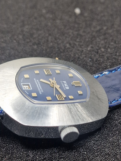 🕰️ Unworn Vintage Men’s Watch "F.H.B" – Swiss Made, Hand-Wound, 1960s/70s, Steel Case (Copy)
