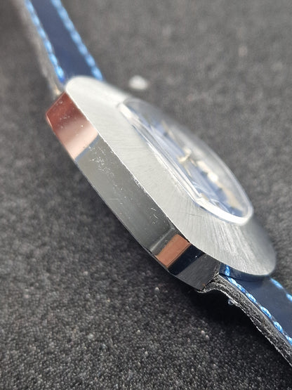 🕰️ Unworn Vintage Men’s Watch "F.H.B" – Swiss Made, Hand-Wound, 1960s/70s, Steel Case (Copy)
