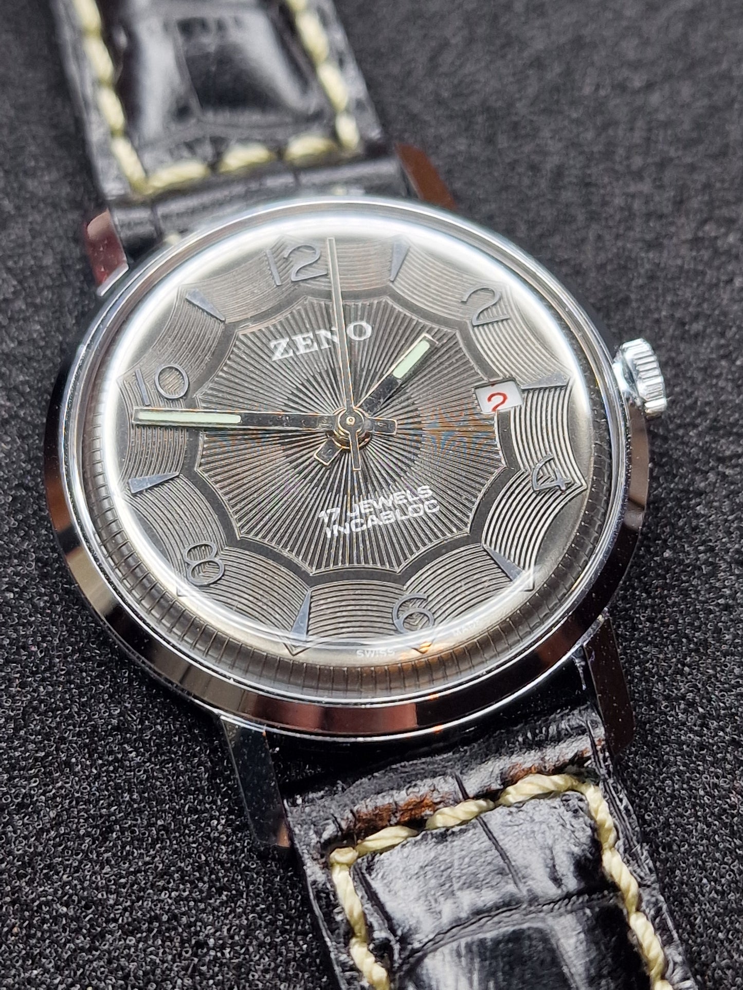 Unworn Vintage Watch, with Hand-Wound Movement - from Zeno Basel