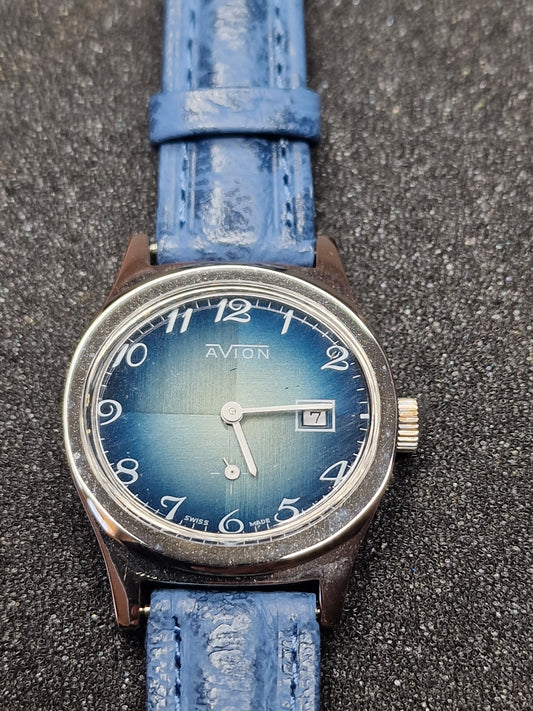 🕰️ Unworn Vintage Ladies' Watch "AVION" – 1970s, Swiss Made & Ultra Flat