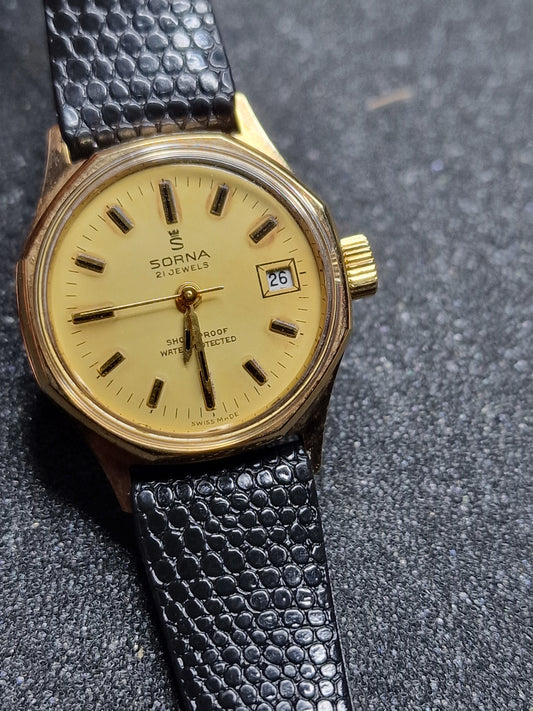 🕰️ Rare Vintage Ladies' Watch "SORNA" – Unworn, Swiss Made, Manual Wind