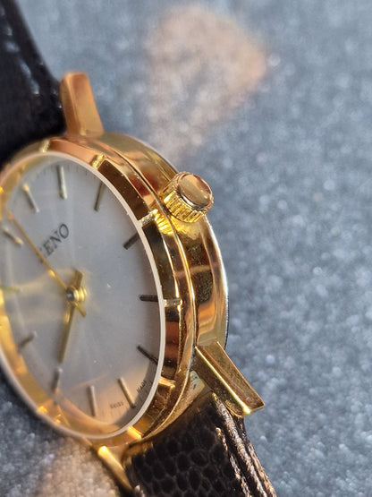 🕰️ Unworn Vintage Watch "Zeno Basel" – Swiss Made, Hand-Wound, 70s/80s, Ultra Flat