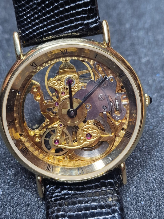⌚ New Skeleton Unisex Watch – Hand-Wound, Business Liquidation, Unworn