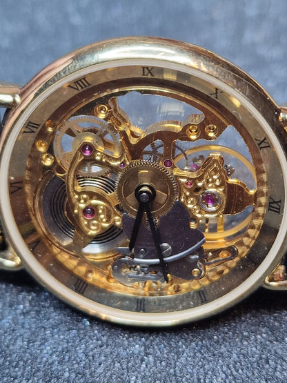 ⌚ New Skeleton Unisex Watch – Hand-Wound, Business Liquidation, Unworn
