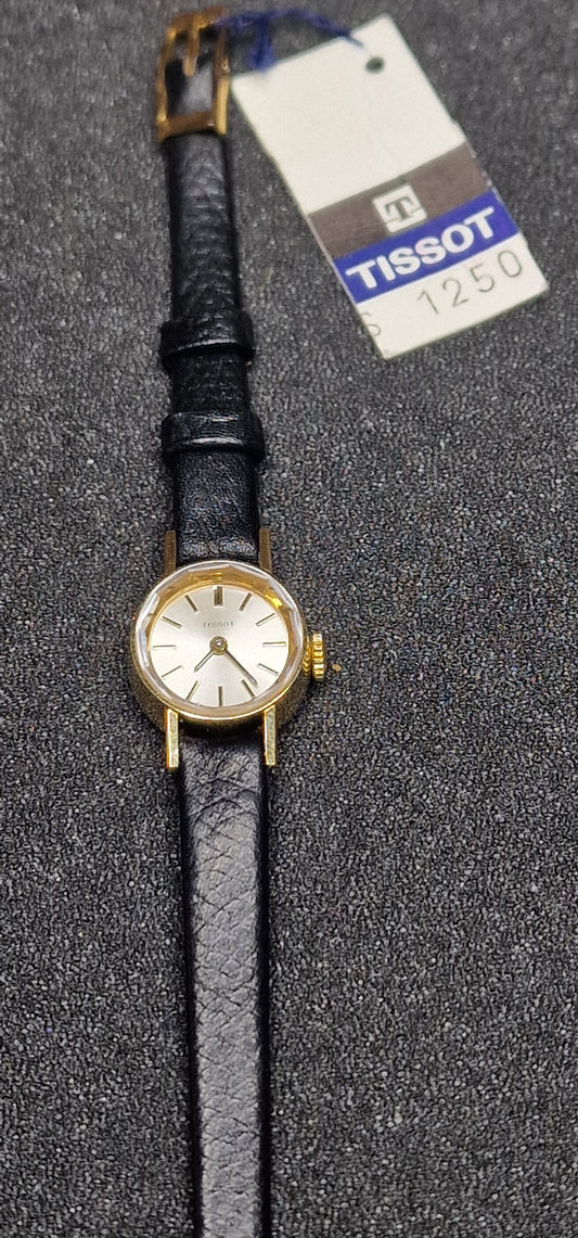 🌟 UNWORN! 1960s Vintage TISSOT "Art Deco" – Hand-Wound, 17.5mm, NOS from Old Stock