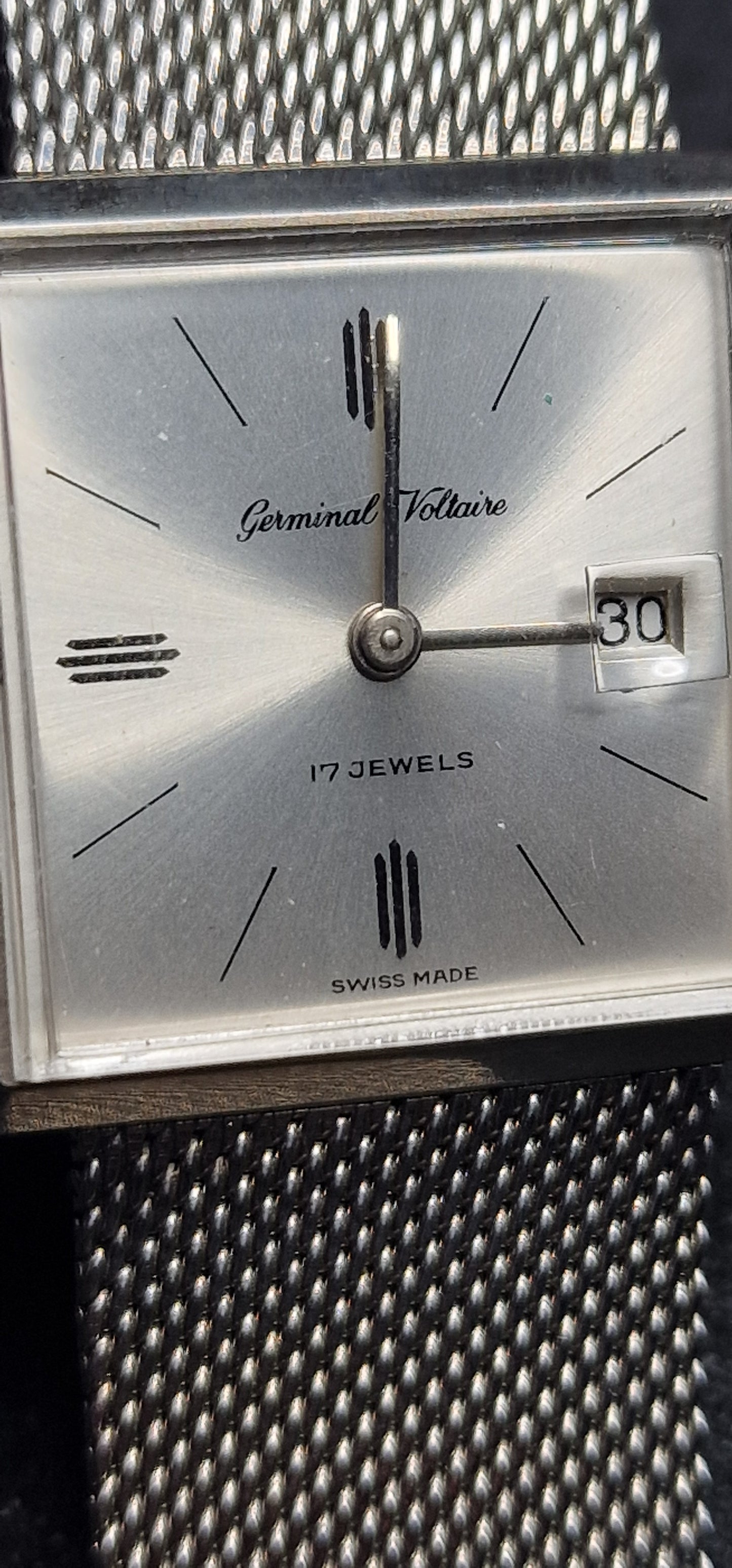 🕰️ New Vintage Watch "Germinal Voltaire" – Swiss Made, Hand-Wound, NOS from Old Stock