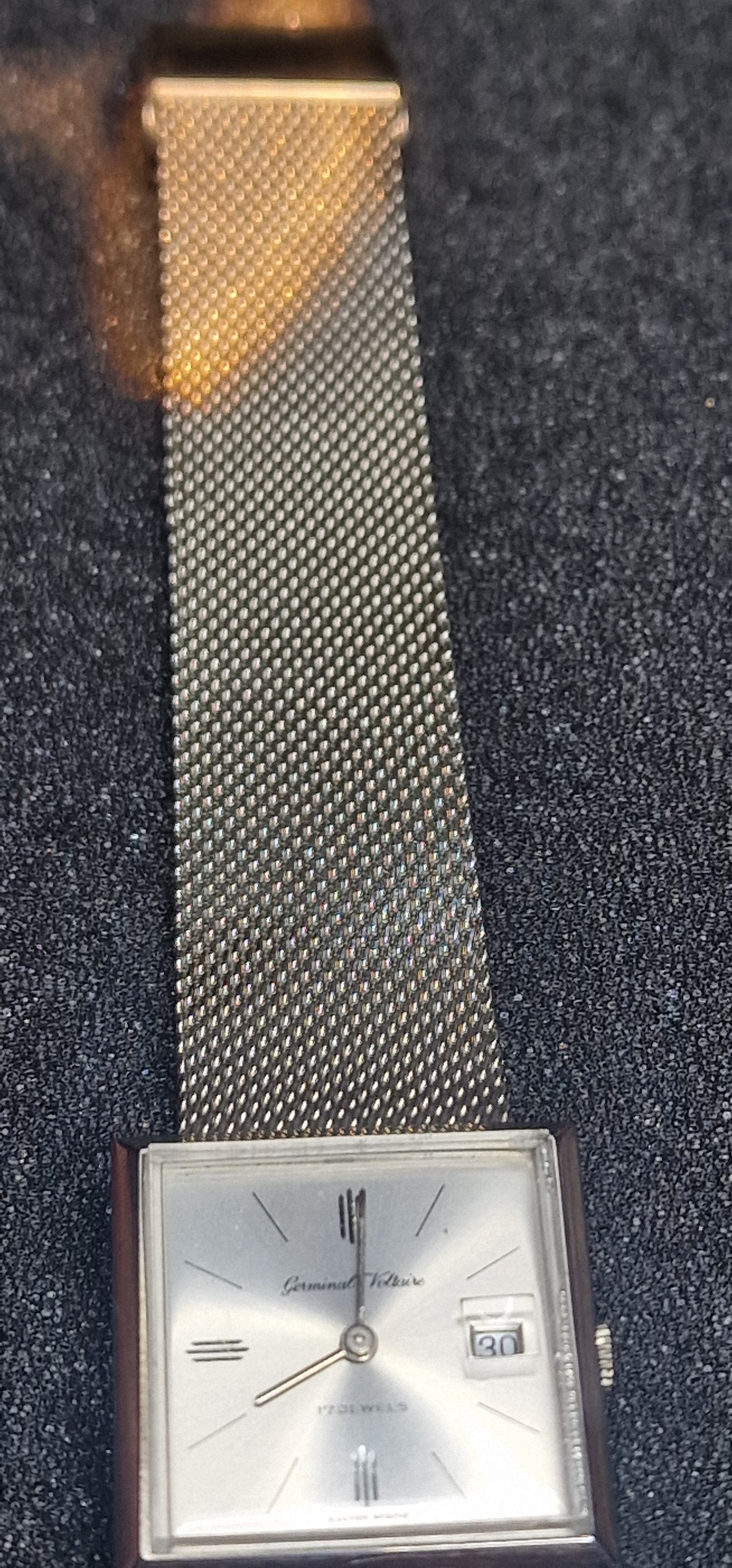 🕰️ New Vintage Watch "Germinal Voltaire" – Swiss Made, Hand-Wound, NOS from Old Stock